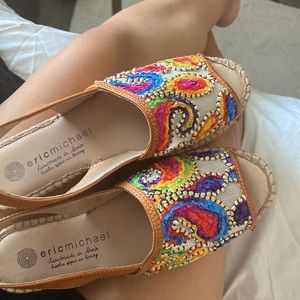 Brand new EricMichael sandals Multicolor size 6